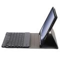 Samsung Galaxy Tab A9+ Etui med Bluetooth-tastatur - Svart
