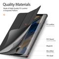 Samsung Galaxy Tab A9+ Dux Ducis Domo Tri-Fold Smart Folio-etui - Svart