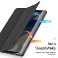 Samsung Galaxy Tab A9+ Dux Ducis Domo Tri-Fold Smart Folio-etui - Svart