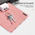Samsung Galaxy Tab A9+ Dux Ducis Domo Tri-Fold Smart Folio-etui - Rosa
