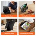 Samsung Galaxy Tab A9+ Dux Ducis Vers Series Smart Folio-etui - Svart