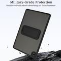 Samsung Galaxy Tab A9+ Støtsikkert hybrid-deksel med kickstand - Svart