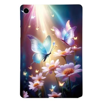 Samsung Galaxy Tab A9+ Stilig Ultra-Slim TPU-deksel - Sommerfuglblomster