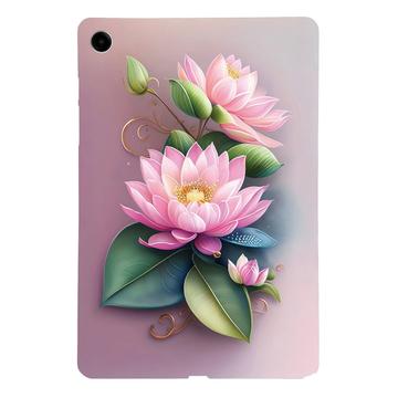 Samsung Galaxy Tab A9+ Stilig Ultra-Slim TPU-deksel - Rose blomst