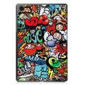Samsung Galaxy Tab A9+ Tri-Fold Series Smart Folio-etui - Graffiti