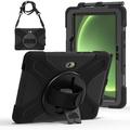 Samsung Galaxy Tab Active5 Pro Heavy Duty 360 Deksel med Håndrem - Svart
