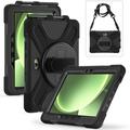 Samsung Galaxy Tab Active5 Pro Heavy Duty 360 Deksel med Håndrem - Svart