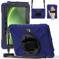 Samsung Galaxy Tab Active5 Pro Heavy Duty 360 Deksel med Håndrem - Blå / Svart