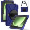 Samsung Galaxy Tab Active5 Pro Heavy Duty 360 Deksel med Håndrem - Blå / Svart