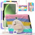 Samsung Galaxy Tab Active5 Pro Heavy Duty 360 Deksel med Håndrem - Fargerik