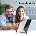 Samsung Galaxy Tab S10 FE/S9 FE/S9 Dux Ducis Magi avtakbart 2-i-1 folio-etui - svart