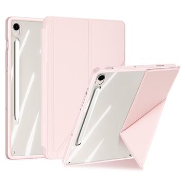 Samsung Galaxy Tab S10 FE/S9 FE/S9 Dux Ducis Magi avtakbart 2-i-1 folio-etui - Rosa