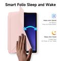 Samsung Galaxy Tab S10 FE/S9 FE/S9 Dux Ducis Magi avtakbart 2-i-1 folio-etui - Rosa