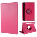 Samsung Galaxy Tab S10 FE+ 360 Rotary Folio-etui - Hot Pink