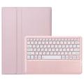 Samsung Galaxy Tab S10 FE+ Etui med Bluetooth-tastatur - Rosa