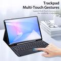 Samsung Galaxy Tab S10 FE+ Dux Ducis Deksel med Bluetooth-tastatur - Svart