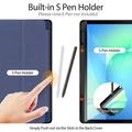 Samsung Galaxy Tab S10 FE+ Dux Ducis Domo Tri-Fold Smart Folio-etui - Blå