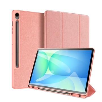Samsung Galaxy Tab S10 FE+ Dux Ducis Domo Tri-Fold Smart Folio-etui - Rosa