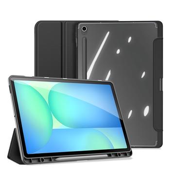 Samsung Galaxy Tab S10 FE+ Dux Ducis Toby Tri-Fold Smart Folio-etui - Svart