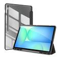 Samsung Galaxy Tab S10 FE+ Dux Ducis Toby Tri-Fold Smart Folio-etui - Svart