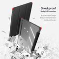 Samsung Galaxy Tab S10 FE+ Dux Ducis Toby Tri-Fold Smart Folio-etui - Svart