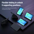 Samsung Galaxy Tab S10 FE+ Nillkin Bumper Smart Folio-etui - Svart / Gjennomsiktig