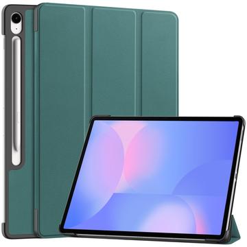 Samsung Galaxy Tab S10 FE+ Tri-Fold Series Smart Folio-etui - svartgrønn
