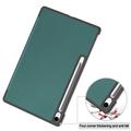 Samsung Galaxy Tab S10 FE+ Tri-Fold Series Smart Folio-etui - svartgrønn