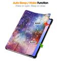 Samsung Galaxy Tab S10 FE+ Tri-Fold Series Smart Folio-etui - Galakse