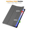 Samsung Galaxy Tab S10 FE+ Tri-Fold Series Smart Folio-etui - Grå