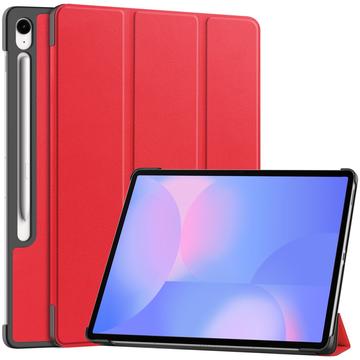 Samsung Galaxy Tab S10 FE+ Tri-Fold Series Smart Folio-etui - rød