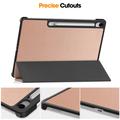 Samsung Galaxy Tab S10 FE+ Tri-Fold Series Smart Folio-etui - rosa gull