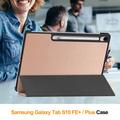 Samsung Galaxy Tab S10 FE+ Tri-Fold Series Smart Folio-etui - rosa gull