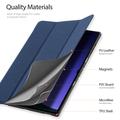 Samsung Galaxy Tab S10 Ultra Dux Ducis Domo Tri-Fold Smart Folio-etui - Blå