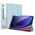 Samsung Galaxy Tab S10 Ultra Dux Ducis Toby Tri-Fold Smart Folio-etui - Baby Blå