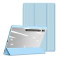 Samsung Galaxy Tab S10 Ultra Dux Ducis Toby Tri-Fold Smart Folio-etui - Baby Blå