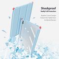 Samsung Galaxy Tab S10 Ultra Dux Ducis Toby Tri-Fold Smart Folio-etui - Baby Blå