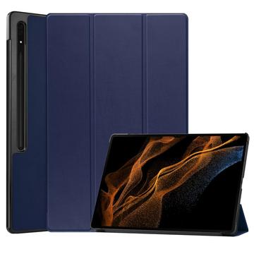 Samsung Galaxy Tab S10 Ultra Tri-Fold Series Smart Folio-deksel - Blå