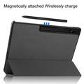 Samsung Galaxy Tab S10 Ultra Tri-Fold Series Smart Folio-deksel - Grå
