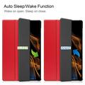 Samsung Galaxy Tab S10 Ultra Tri-Fold Series Smart Folio-deksel - Rød