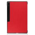 Samsung Galaxy Tab S10 Ultra Tri-Fold Series Smart Folio-deksel - Rød