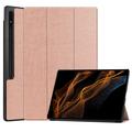 Samsung Galaxy Tab S10 Ultra Tri-Fold Series Smart Folio-deksel - Roségull