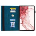 Samsung Galaxy Tab S11/S10 Lite/S10 FE/S9 FE/S9/S8/S7 Business Style Folio-etui - Blå