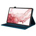 Samsung Galaxy Tab S11/S10 Lite/S10 FE/S9 FE/S9/S8/S7 Business Style Folio-etui - Blå