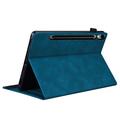 Samsung Galaxy Tab S11/S10 Lite/S10 FE/S9 FE/S9/S8/S7 Business Style Folio-etui - Blå