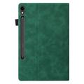 Samsung Galaxy Tab S11/S10 Lite/S10 FE/S9 FE/S9/S8/S7 Business Style Folio-etui - Grønn