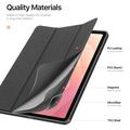 Samsung Galaxy Tab S11 Dux Ducis Domo Tri-Fold Smart Folio-etui - Svart