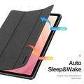 Samsung Galaxy Tab S11 Dux Ducis Domo Tri-Fold Smart Folio-etui - Svart