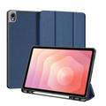 Samsung Galaxy Tab S11 Dux Ducis Domo Tri-Fold Smart Folio-etui - Blå