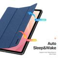 Samsung Galaxy Tab S11 Dux Ducis Domo Tri-Fold Smart Folio-etui - Blå